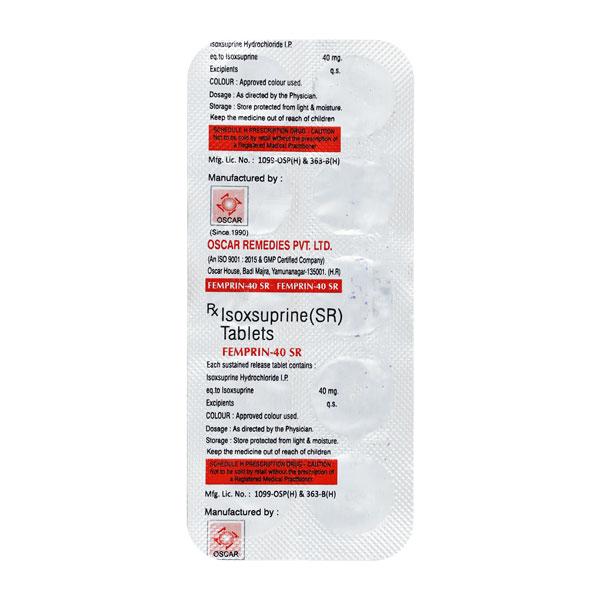 Netmeds | FEMPRIN 40 SR Tablet 10's