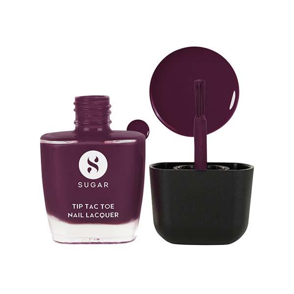 Sugar Cosmetics Tip Tac Toe Nail Lacquer Classic 32- Berry Burst 9 ml - Nail Polish