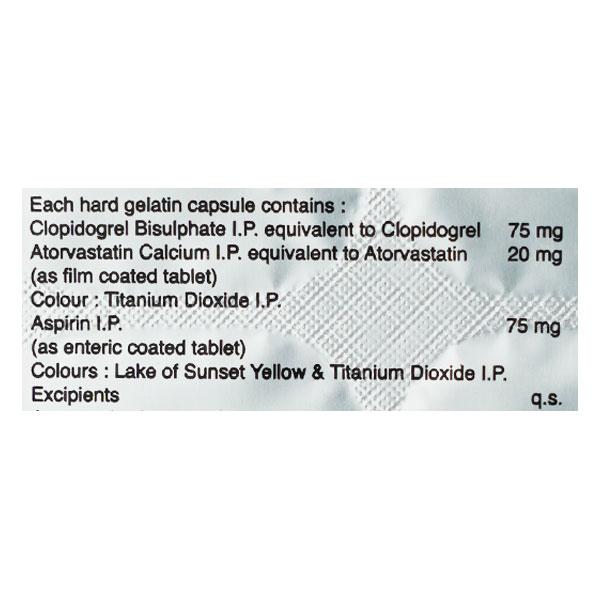 Deplatt CV 20mg Capsule 10'S - Blood Clot-Ant