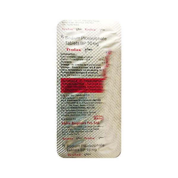 TRULAX Tablet 10's - Constipation-Lax