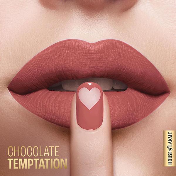 Lakme Xtraordin-airy Lip Mousse Mini - Chocolate Temptation 1.8 g - Liquid Lipsticks