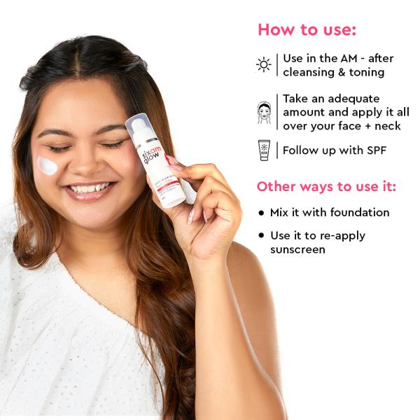 Sixam Glow Chief Glow Officer Serum and Cream With Spf 20 Pa++++, Vitamin C and Niacinamide 30 ml - Essences
