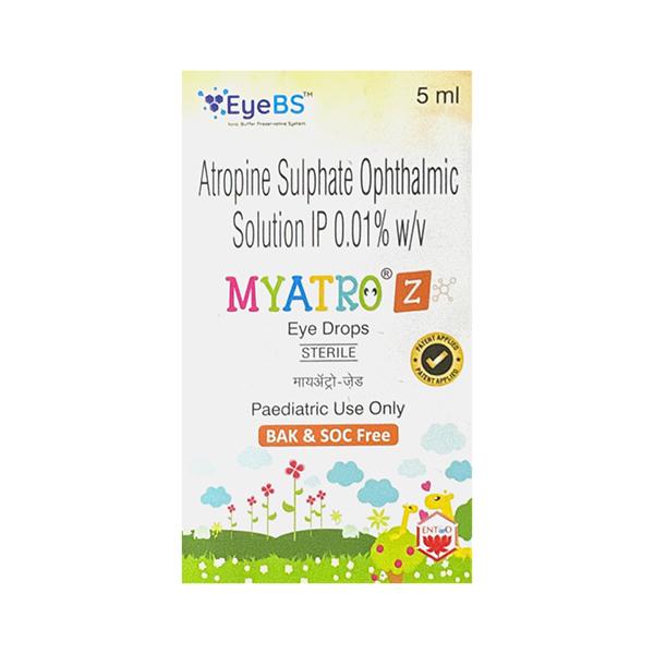Netmeds | MYATRO Z BAK & SOC FREE Eye Drops 5ml
