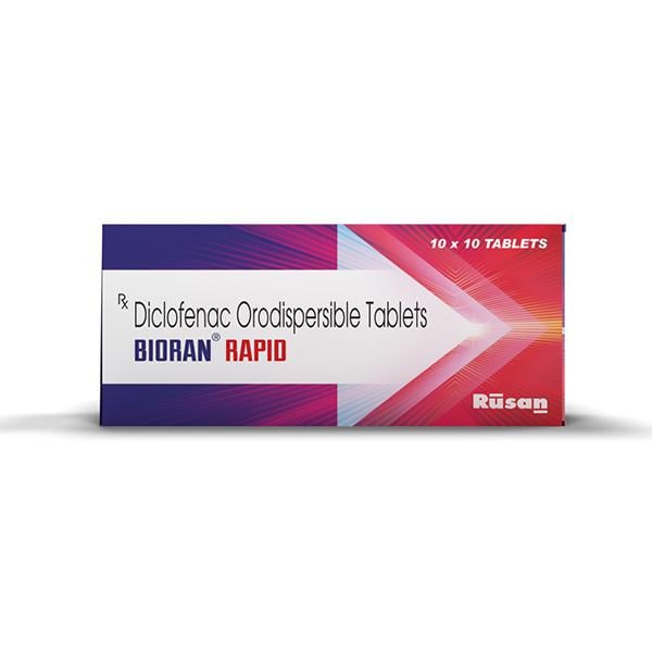 Netmeds | BIORAN RAPID 50mg Tablet 10's