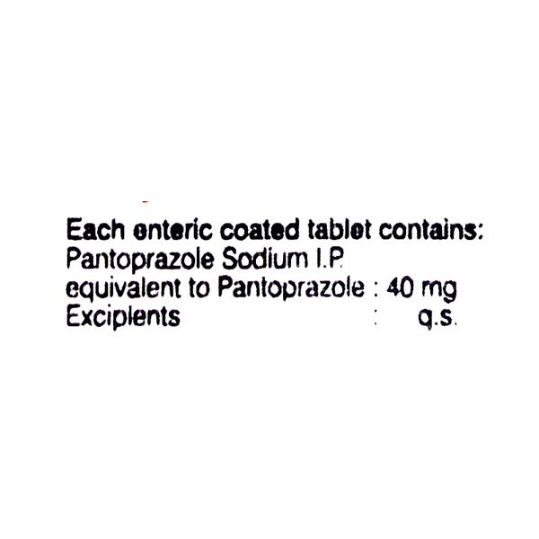 Panpot 40mg Tablet 10'S - Ulcer/Reflux/Flatulence-Aaa