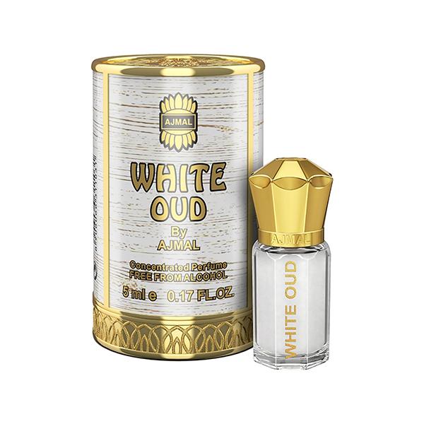 Netmeds | Ajmal White Oud Concentrated Perfume Free From Alcohol for Unisex 5 ml