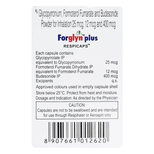 FORGLYN PLUS Respicap 30's - Asthma/COPD-Ast