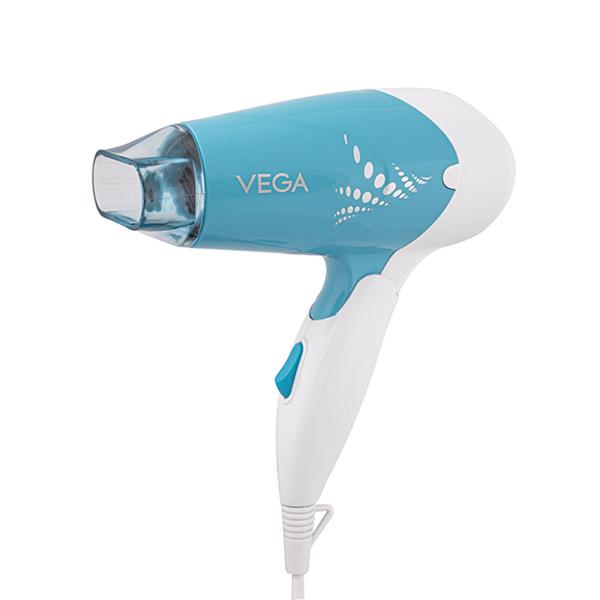 Netmeds | Vega Insta Glam Foldable 1000 Watts Hair Dryer for Men and Women with 2 Heat & Speed Settings, VHDH-29, (Made in india) 380 gm