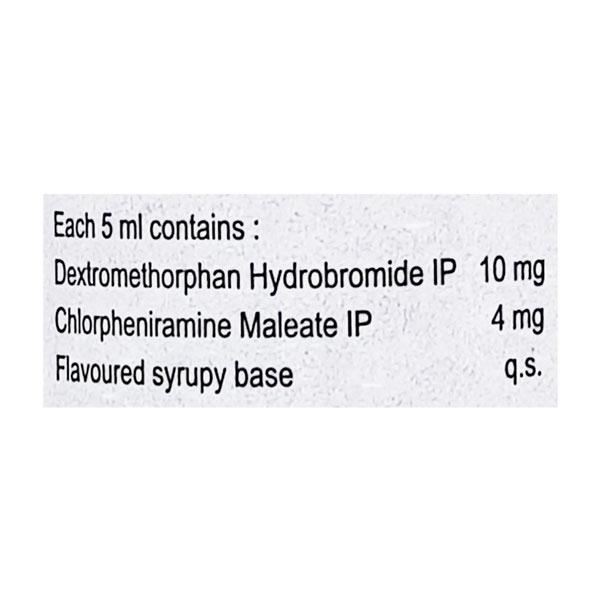 Aerodil DX Sugar Free Raspberry Flavour Dry Cough Syrup 100ml - Cough And Cold-Cou