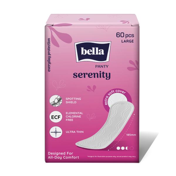 Netmeds | Bella Serenity Ultra Thin Panty Liners for Women (L) 60's