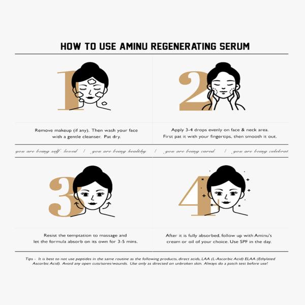 AMINU The amaranthine - Regenerating Serum 30 ml - Face Serum