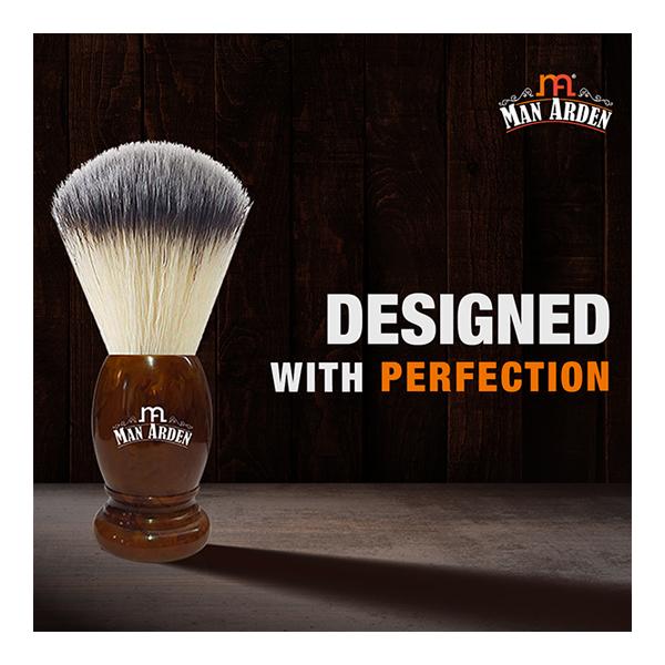 Man Arden Premium Shaving Brush - Uniquely Handcrafted, Exfoliating Action 1's - Shaving Brushes