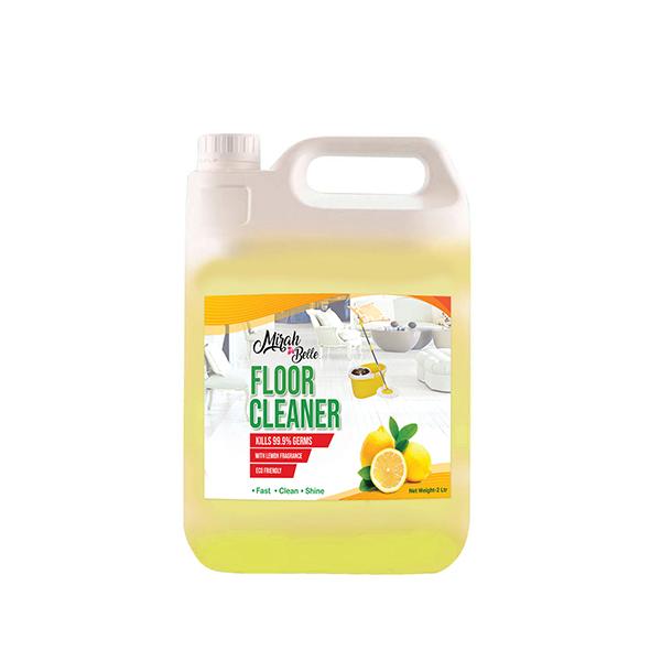Mirah belle Floor Cleaner Liquid With Lemon Fragrance - Eco Friendly - Best For Offices, Home, Hospitals,Industries 2000 ml - Others
