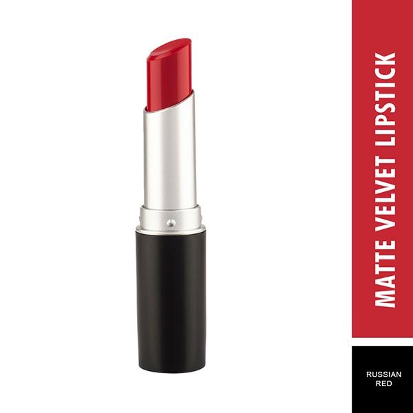 Swiss Beauty Smooth Velvet Matte Lipstick - (Russian Red) 3.2 gm - Lipsticks
