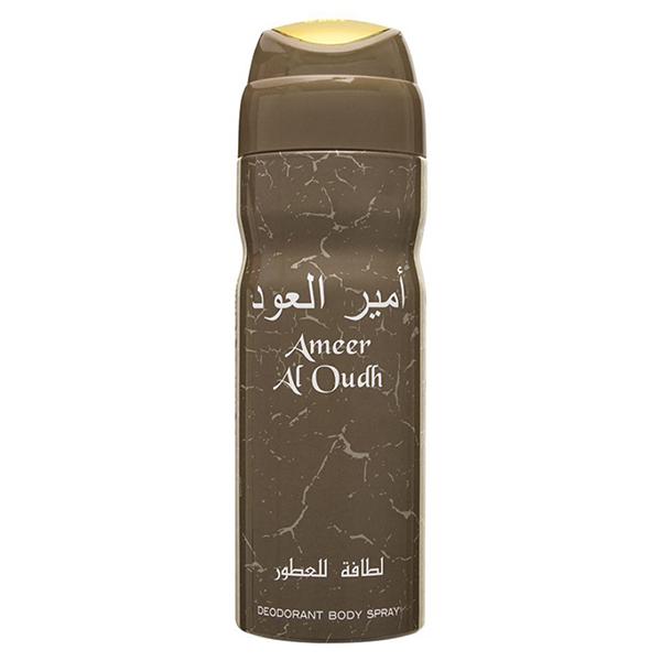 Netmeds | Lattafa Ameer Al Oud 2 Imported Long Lasting Perfumed Deodorant Spray 200 ml