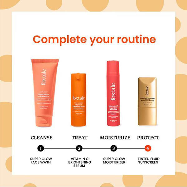 Foxtale Perfect Match Tinted Fluid Susncreen (Caramel) 50 ml - Body Sunscreen