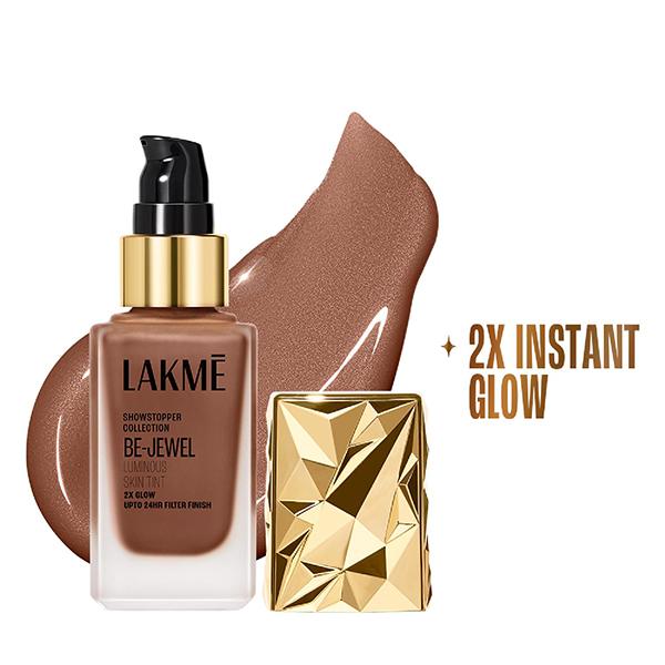 Lakme Be-Jewel Luminous Skin, Up To 2X Luminous Glow, Tint Cool Cocoa 25 ml - Foundation