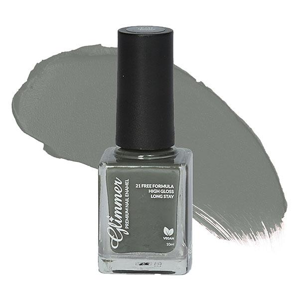 Glimmer Premium Nail Enamel Militarygreen 10 ml - Nail Polish