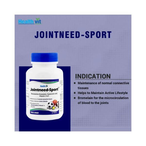 Healthvit Jointneed-Sport Glucosamine- Tablets 60's - Multi-Vitamins