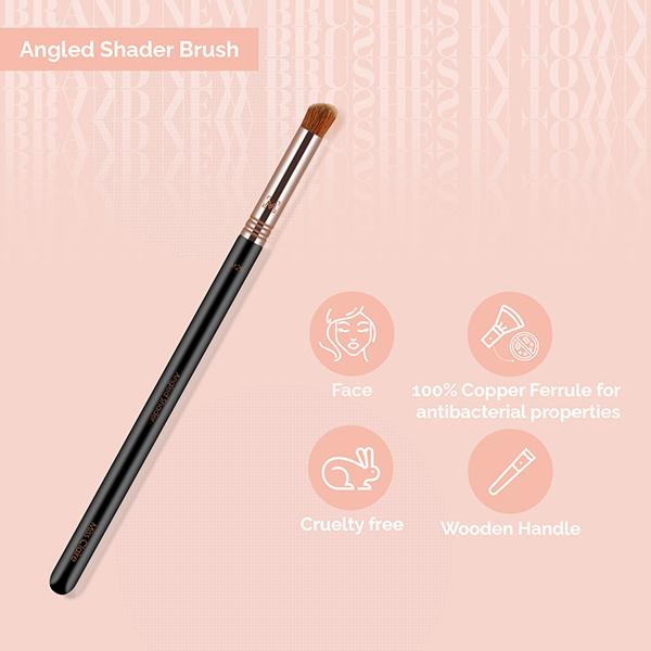 Miss Claire M29 - Angled Shader Brush (Rose Gold) 1's - Face Brush