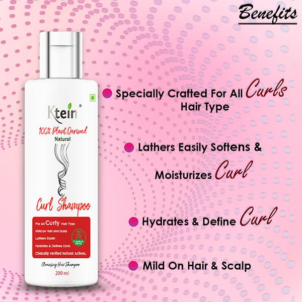 Ktein Natural Plant Derived Curl Shampoo 200 ml - Shampoos