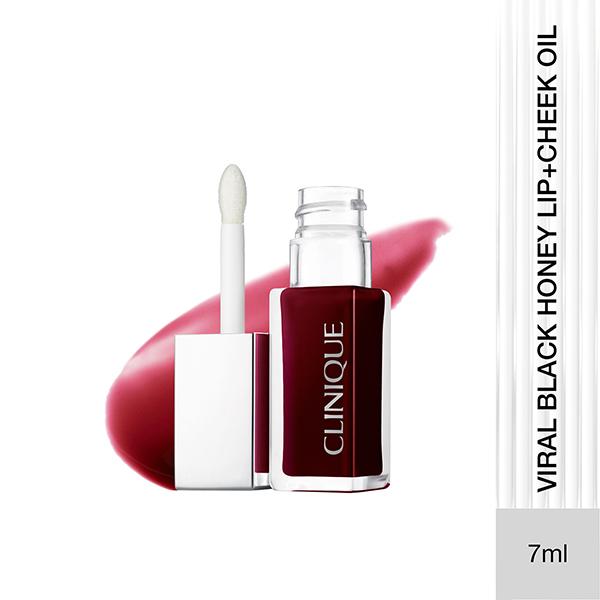 Netmeds | Clinique Pop Lip + Cheek Oil In Black Honey 7 ml