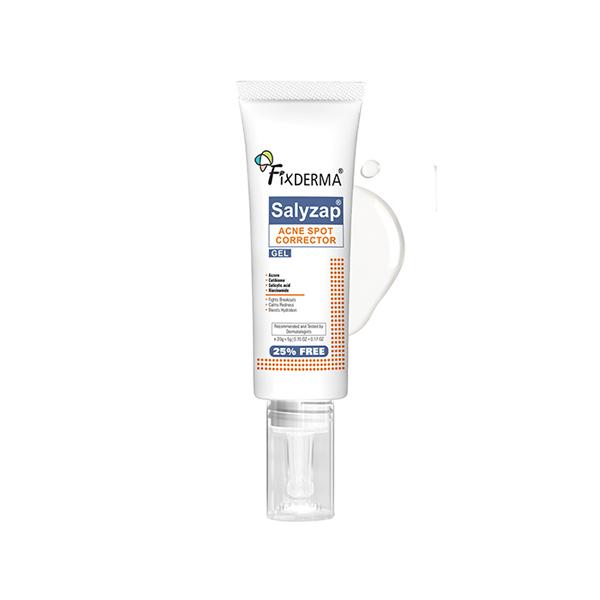 Fixderma Salyzap Acne Spot Corrector Gel with Salicylic Acid & Aczero Reduce Acne Pimples 20 gm