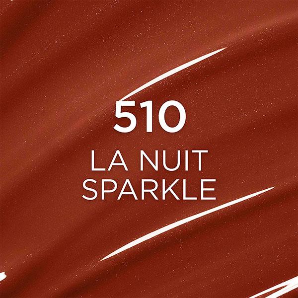 L'Oreal Paris Plump Ambition Hyaluron Lip Oil- 510 La Nuit Sparkle- Plumping Lip Oil 5 ml - Liquid Lipsticks