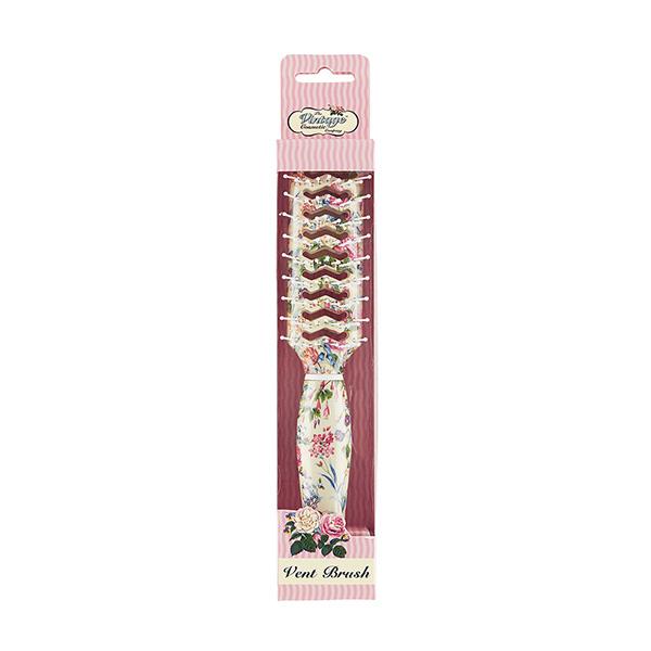 The Vintage Cosmetic Vent Hair Brush Floral 200 gm - Hair Brushes