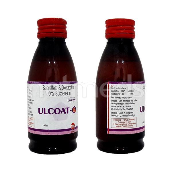 Ulcoat O Suspension 100ml - Ulcer/Reflux/Flatulence-Aaa