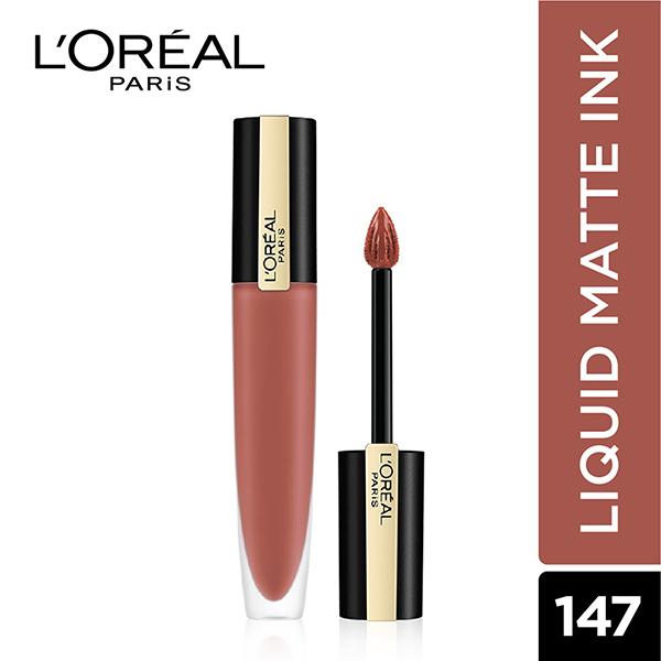 Netmeds | L'Oreal Paris Rouge Signature Matte Liquid Lipstick, 147 I Believe 7 ml