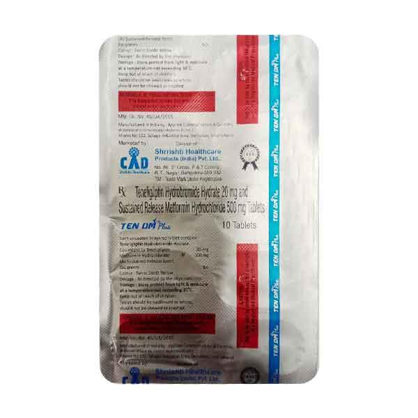 TEN DM PLUS Tablet 10's - Diabetes-Ant