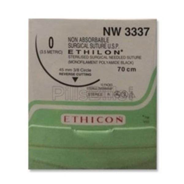 Johnson & Johnson Ethicon Ethilon Non Absorbable Surgical Suture (70 cm) (NW3337) 1's - Sutures