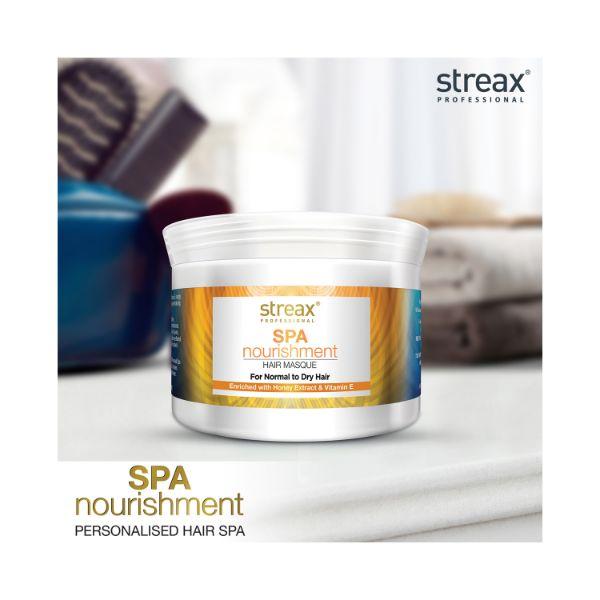 Streax Professionalhair Spa With Honey Extract 500 gm - Hair Masks & Packs