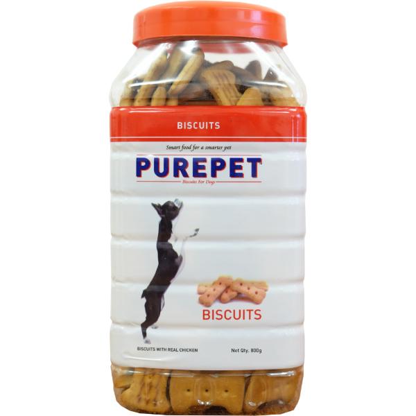 Netmeds | Purepet Biscuit Chicken flavour for Dog Treats 800 g