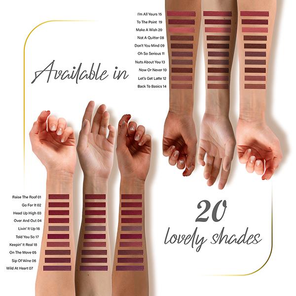 Faces Canada Comfy Matte Creme Lipstick - Raise The Roof 01, Single Stroke Smooth Application 4.2 gm - Lipsticks