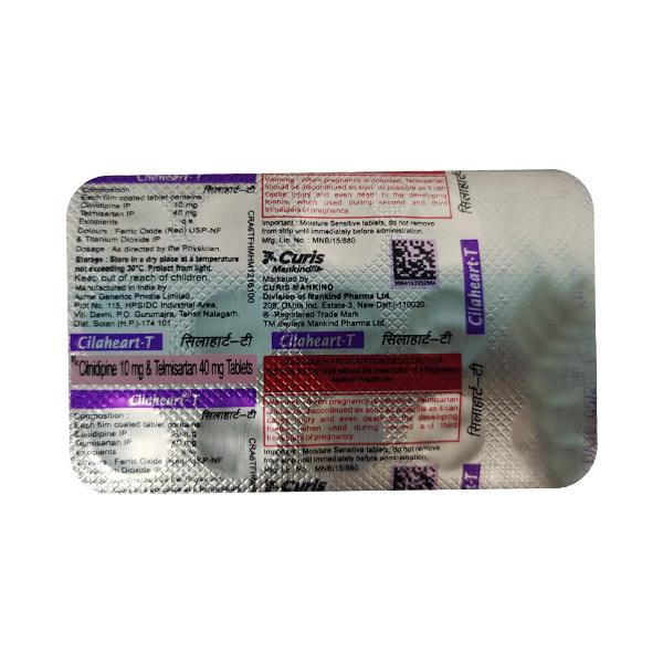 CILAHEART T Tablet 15's - Hypertension-Ang