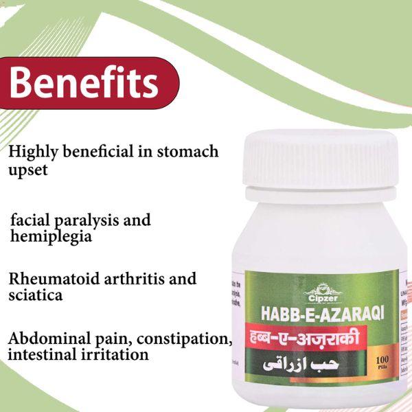 Cipzer Habb-E-Azaraqi Pills 100's - Speciality Medicines
