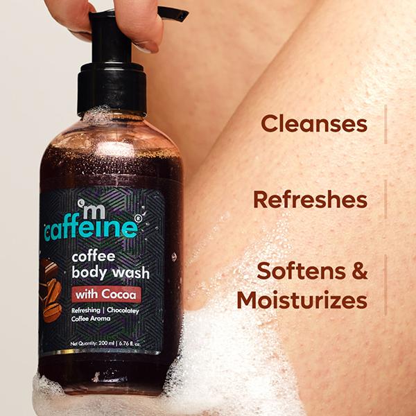 Mcaffeine Coffee Body Wash With Cocoa 200 ml - Shower Gels & Body Wash