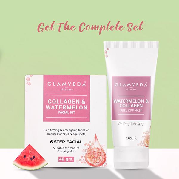 Glamveda Watermelon & Collagen Anti Ageing Face WashReduces Fine Lines, Wrinkles & Skin Dullness 100 ml - Face Wash & Cleansers