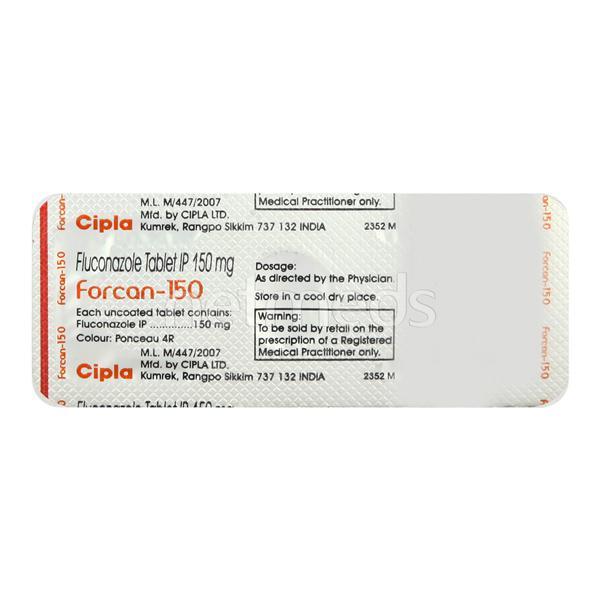 Forcan 150mg Tablet 1's - Fungal Infections-Anf