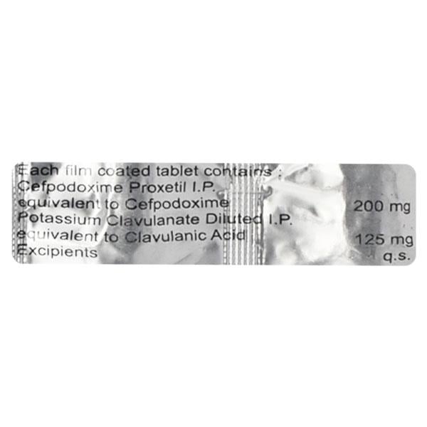 Monotax CV 200/125mg Tablet 10'S - Bacterial Infections-Cep