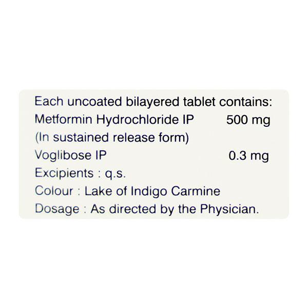 Vobose M 0.3mg Tablet 10'S - Diabetes-Ant