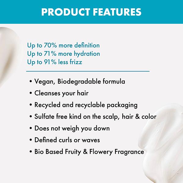 Alfaparf Milano Curly Hair Shampoo (Hydrating Co-Wash) for Curly, Frizzy, Dry Hair 200 ml - Shampoos