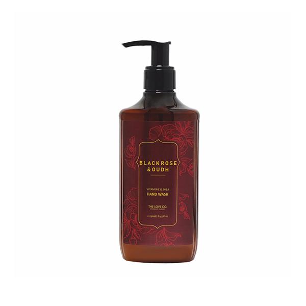 The Love Co. Luxury Black Rose & Oud Hand Wash For Moisturized Skin - Gentle Cleanser for Soft Hands - Liquid Hand Soap 250 ml - Hand Wash & Soaps