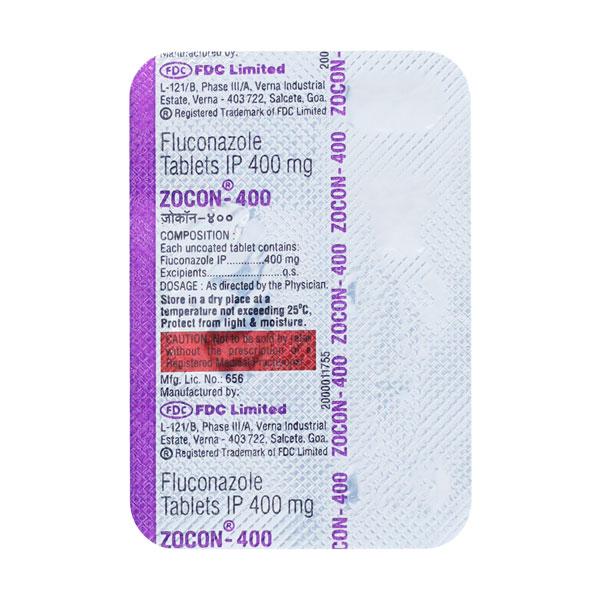 Zocon 400mg Tablet - Fungal Infections-Anf