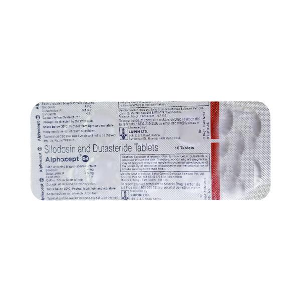ALPHACEPT D 4 Tablet 10's - Bladder And Prostate Disorders-Dru