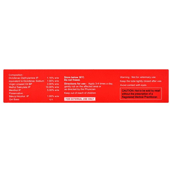 TOLPA NANO Gel 50gm - Pain relief-Nsa