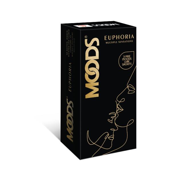 Netmeds | Moods Condoms - Euphoria 10's