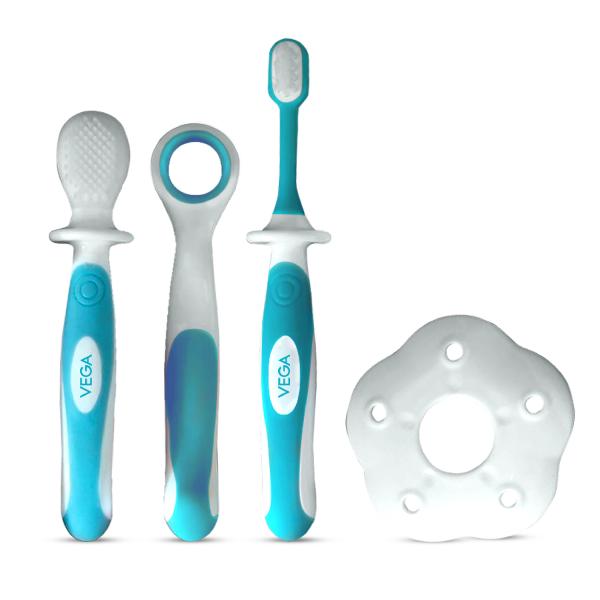 Netmeds | Vega Baby & Mom Dental Kit - Blue 1's